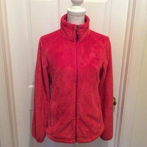 The North Face Jacket M Red Full Zip Fuzzy